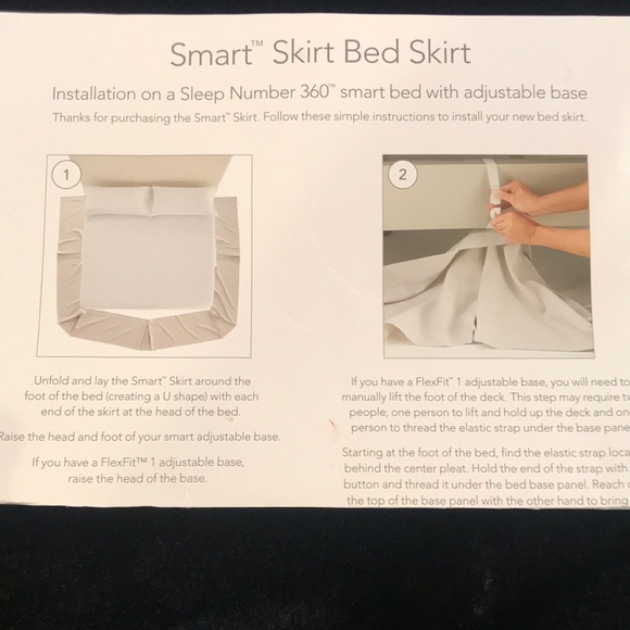 Sleep number smart skirt bed skirt - Picture 4 of 11